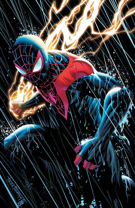 Tyler Kirkham, Miles Morales Spider Man, Comic Script, Catwoman Comic, Image Spiderman, Ultimate Marvel, Spiderman Art Sketch, Miles Morales Spiderman, Harley Quinn Comic