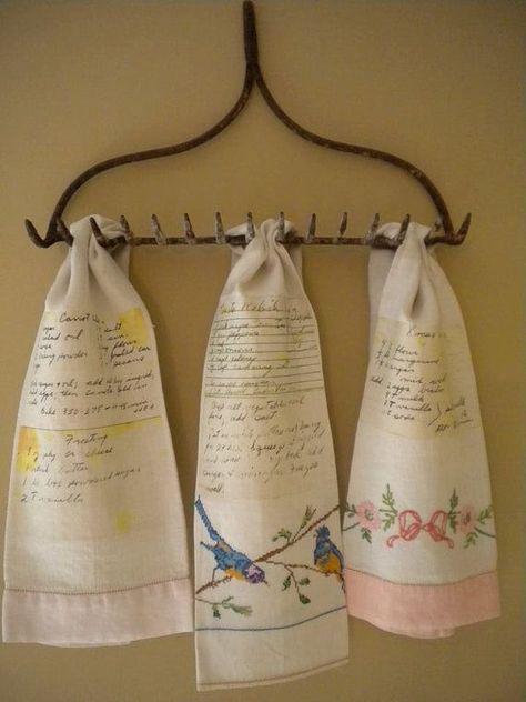 display vintage tea towels Tea Towel Display, Recipe Towel, Towel Display, Tea Display, Recipe Tea Towel, Vintage Tea Towels, Food Displays, Shop Front Design, Booth Display