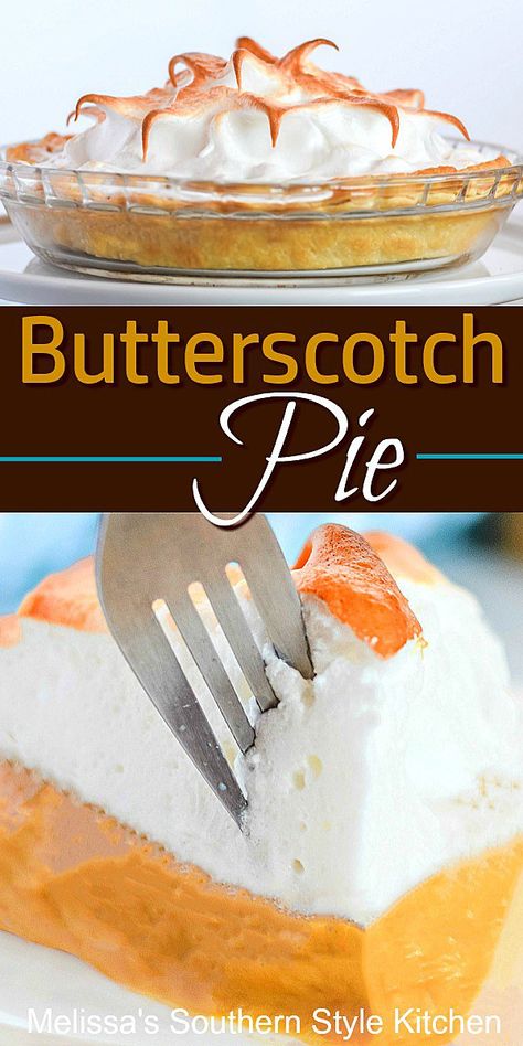 Butterscotch Trifle, Butterscotch Pie Recipe, Cheesecake Strawberries, Easy Cream Pie, Yummy Pies, Butterscotch Pie, Dessert Halloween, Dessert Original, Baked Cheesecake