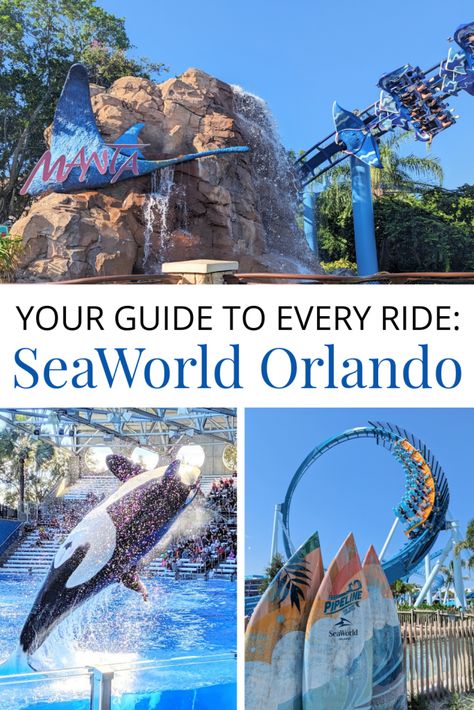 Your guide to all the rides at SeaWorld Orlando (2024) Sea World Orlando, England Beaches, Orlando Parks, Seaworld Orlando, Florida City, Full Time Travel, Disney Orlando, Islands Of Adventure, Gap Year