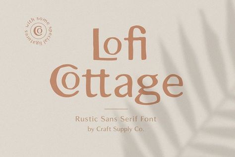 Lofi Cottage - Rustic Sans Serif by Craft Supply Co. on @creativemarket Farmhouse Font, Cottage Rustic, Brand Ideas, Stylish Fonts, Wedding Fonts, Vintage Fonts, Modern Kids, Sans Serif Fonts, Modern Fonts