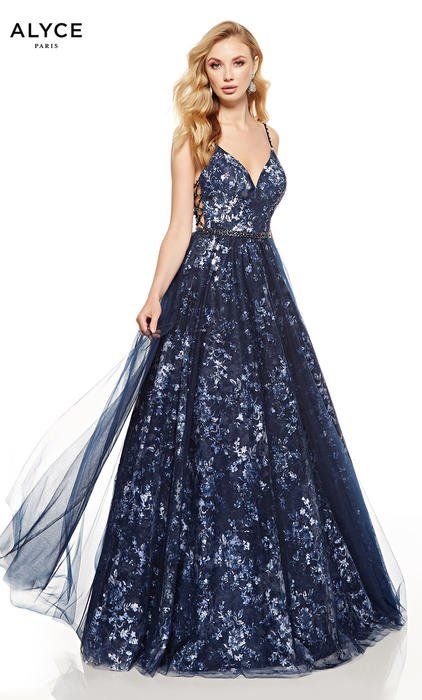 Alyce Paris Prom Dresses, Flower Tulle, Navy Prom Dresses, Tulle Balls, Alyce Paris, Purple Prom Dress, Prom Dress Styles, Unique Prom Dresses, Prom Dresses Modest