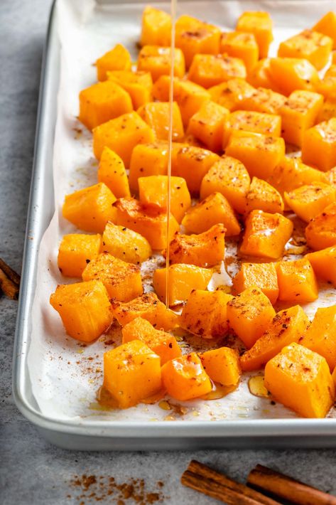 All The Healthy Things, Roast Butternut Squash, Healthy Holiday Recipes, How To Roast, Dinner Side Dishes, Healthy Holidays, Dinner Sides, Roasted Butternut Squash, Roasted Butternut