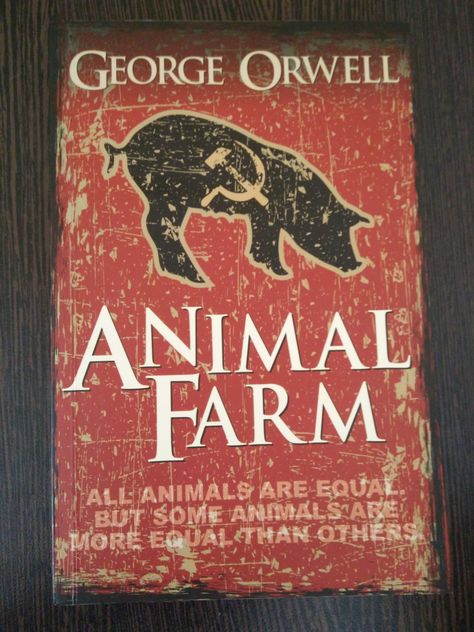 Animal Farm by George Orwell: A Letter to the Book Cover #A2Z Challenge George Orwell Animal Farm, Animal Farm Book, Animal Farm George Orwell, All Animals Are Equal, Farm Books, Books Everyone Should Read, Fairy Stories, Contemporary Fiction, Animal Farm