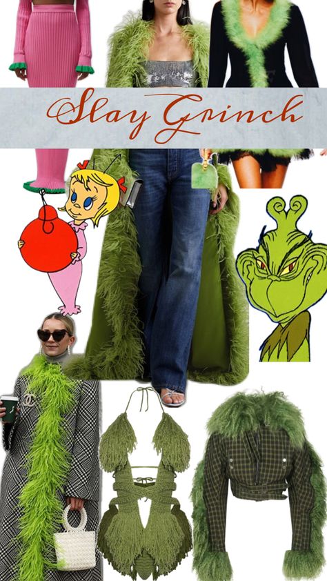 The grinch inspired outfits Grinch Outfit, Christmas Photoshoot, The Grinch, Inspired Outfits, Style Board, Grinch, Outfit Inspirations, Clothes