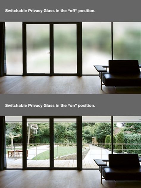 Electric Privacy "Smart Glass". Corner Tub, Smart Glass, Privacy Glass, Jacuzzi Tub, Home Tech, Home Security Systems, Sliding Glass Door, Sliding Door, Home Security