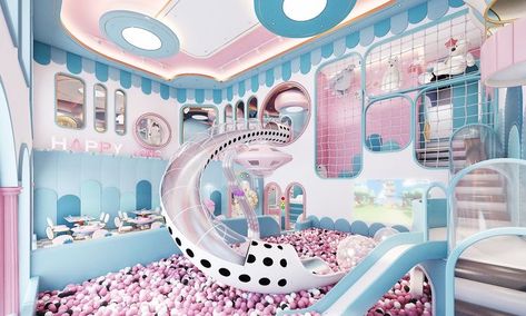 Indoor Playground Design, Space Kids Room, Luxury Kids Bedroom, Creative Kids Rooms, Kids Cafe, Kids Indoor Playground, Kids Interior Design, Kids Playroom Decor, Garden Home Decor