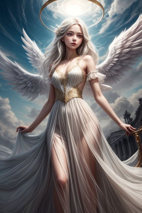 Angelic Outfits, Angels Images, Angel Pic, Angel Female, Gardian Angel, Female Angel, Hot Angel, Fantasy Angel, Magical Dress