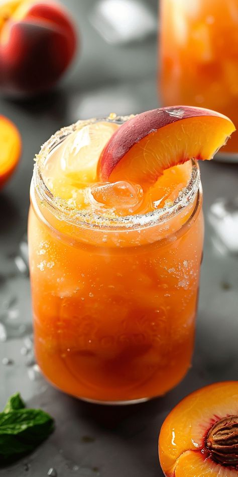 Fresh Peach Margaritas [10 Minutes] – Chasety Homemade Peach Margaritas, Peach Margarita Recipes, Peach Margaritas, Peach Margarita, Mango Mojito, Fresh Summer Salad, Light Appetizers, Peach Puree, Lavender Lemonade