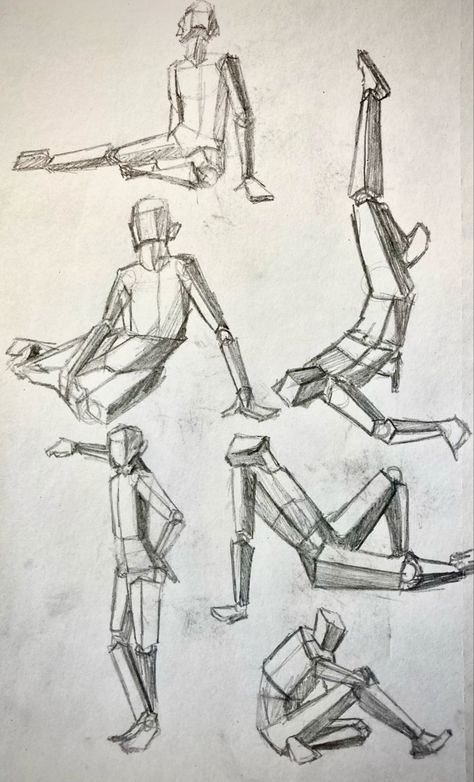 Human Figures, 3d Shapes, Human Figure, Art References, Drawing People, Figure Drawing, Line Drawing, Art Reference, Male Sketch