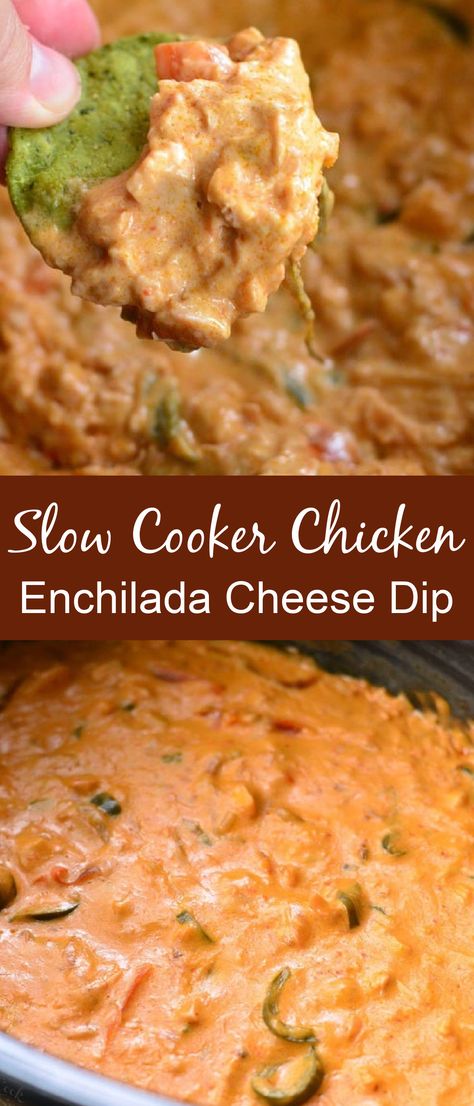 Enchilada Dip Crockpot, Crockpot Chicken Enchilada Dip, Rotisserie Chicken Dip, Chicken Enchilada Dip Crock Pot, Chicken Enchiladas Dip, Slow Cook Chicken Enchiladas, Slow Cooker Chicken Enchilada Dip, Chicken Enchilada Dip Easy, Chicken Enchilada Dip With Cream Cheese