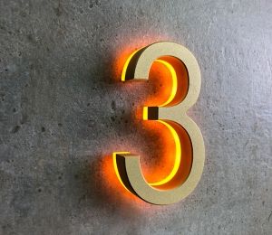 Lighted House Numbers, Hotel Room Number, Led House Numbers, Letter Logos, Cnc Designs, Custom House Numbers, Led House, Backlit Signs, Number Signs