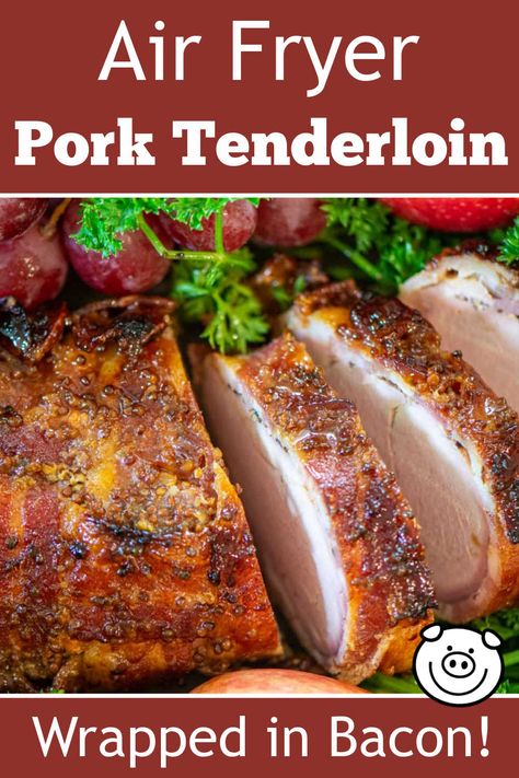 Air Fryer Pork Tenderloin {30 Minutes} Air Fryer Pork Tenderloin, Best Pork Recipes, Air Fryer Pork, Best Air Fryer Recipes, Marinated Pork Tenderloins, The Best Air Fryer, Pork Loin Recipes, Air Fryer Oven Recipes, Country Cook