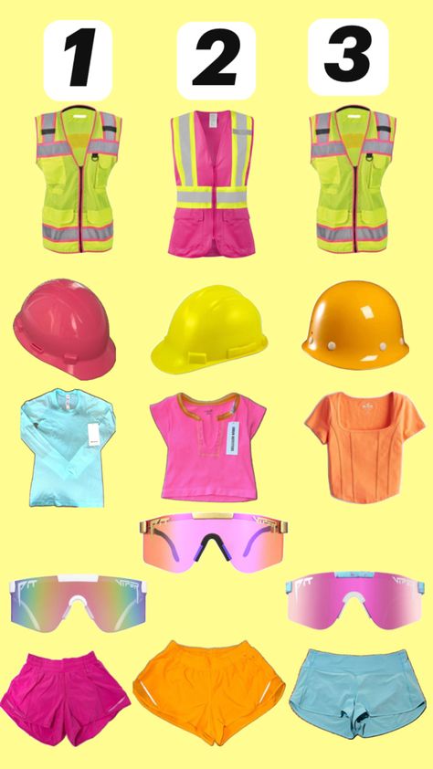 Pick one Halloween Costume Preppy, Construction Workers, Construction Worker, Pick One, Halloween Costume, Halloween Costumes, Halloween