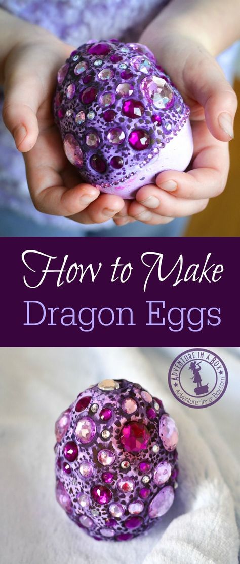 Make Dragon Eggs, Adorable Crafts, Fantasy Craft, Hantverk Diy, Dragon Eggs, Fun Easter Crafts, Dragon Crafts, Diy Ostern, Dragon Egg