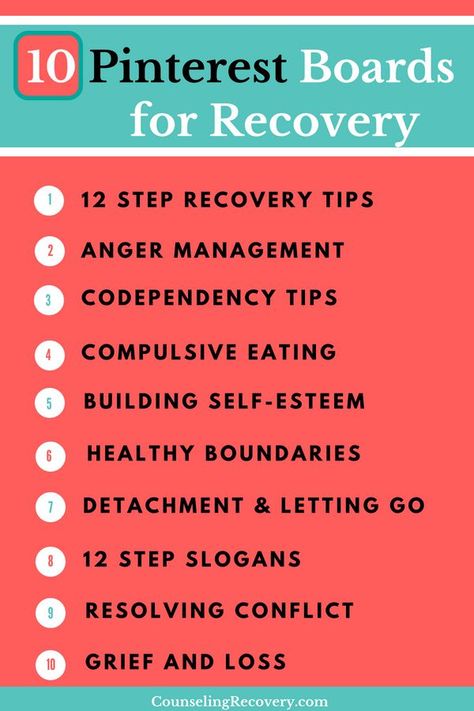 Best Pinterest Boards for 12 step recovery | 12 step addiction recovery | relapse | boundaries | codependency | AA | relapse prevention | self-esteem | self help | Click here to know more! #recovery #addiction #codependency #mentalhealth #selfhelp #program #selflove 12 Step Slogans, Codependency Recovery, Relapse Prevention, 12 Steps Recovery, Resolving Conflict, Building Self Esteem, Recovery Quotes, 12 Step, Anger Management