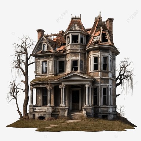 old house isolated on white background 3d illustration mansion old house isolated on white backgro Iconic Houses In Movies, Old House Background, Old House Illustration, Mansion Illustration, Edit Tutorial, House Background, Old Mansion, House Illustration, Transparent Image