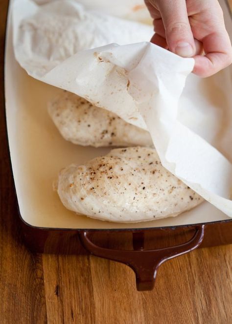 How To Bake Chicken Breasts: The Simplest, Easiest Method — Cooking Lessons from The Kitchn | The Kitchn How To Bake Chicken, Chicken Tips, Tips For Cooking, Moist Chicken, Bake Chicken, Poached Chicken, Cooking Lessons, Baked Chicken Breast, Oven Cooking