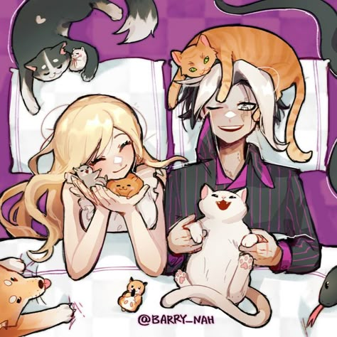 Gundham Sonia, Gundam Tanaka, Sonia Nevermind, Gundham Tanaka, Hello Kitty Videos, Danganronpa Game, Happy Lunar New Year, Nagito Komaeda, Danganronpa 3