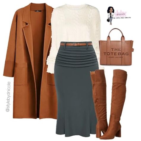 Work Outfits Polyvore, Amazon Influencer Outfits, Fall Church Outfits Women, Amazon Outfits Women, Boss Clothes, Buisness Outfits, Popular Fall Outfits, Everyday Outfits Fall, Business Casual Outfits Winter