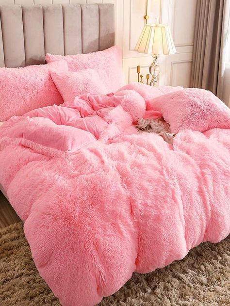 Takken Decor, Fluffy Duvet, Pink Comforter, Work Space Decor, Fluffy Blankets, Bedroom Headboard, Bed Sets, Outdoor Dining Furniture, Living Room Sectional