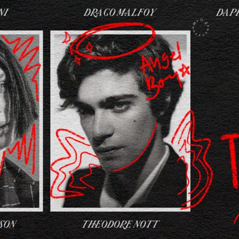 Lorenzo Zurzolo Drawing, Theodore Nott Snapchat, Slytherin Yearbook, Theodore Nott Wallpaper, Theo Nott Fanart, Theodore Nott Fanart, Lorenzo Zurzolo Wallpaper, Theodore Nott Aesthetic, Yearbook Edit