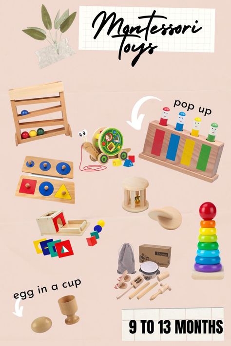 Montessori toys  #FoundItOnAmazon Developmental Activities For 9-12 Months, Montessori Toys 9-12 Months, Diy Toys For Babies 6-12 Months, Montessori 9-12 Months, Montessori 6-12 Months, Montessori 3-6 Months, Montessori Toys By Age, Montessori Activities 9-12 Months, Diy Montessori Toys For 6-9 Months