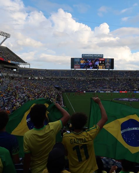 first Brazil game ⚽️✨🫶🏻🇧🇷 Brazil Game, Brazil Soccer, Camping World, Brazil, Soccer, Camping, Health, On Instagram, Quick Saves