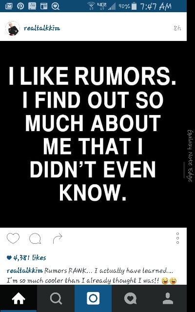 I like rumors Rumors About Me, Gossip Quotes, Sarcastic People, Memes Sarcastic, Sarcastic Quotes, Memes Quotes, Thoughts Quotes, Be Yourself Quotes, About Me