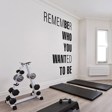 Be Who You Want To Be Gym Wall Art Gym Gallery Wall, Gym Wall Sayings, Home Gym Wall Art, Gym Accent Wall, Gym Mural Wall Art, Home Gym Wall Color, Reel Background, Home Gym Art, Gym Decorating Ideas