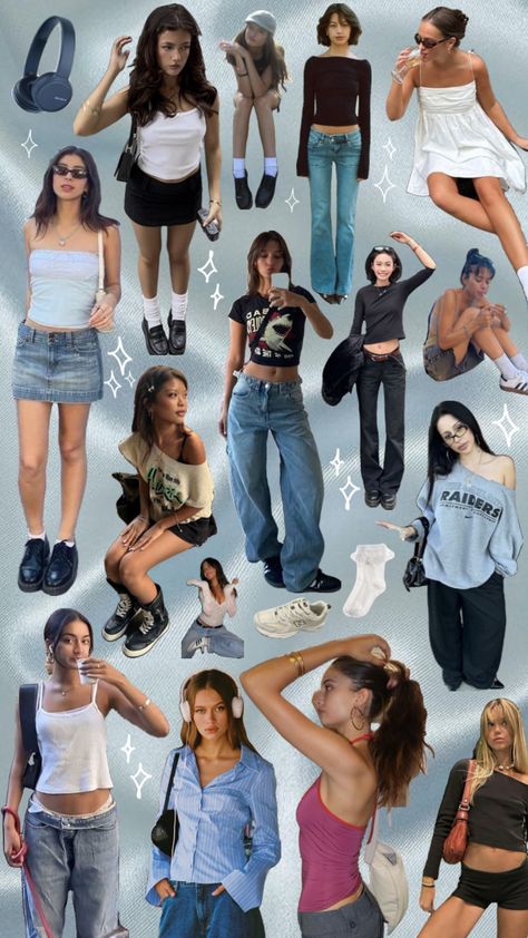 Pop Punk Fashion, Cool Girl Outfits, Cosy Outfit, 2000s Fashion Trends, 2000s Fashion Outfits, Swaggy Outfits, Simple Trendy Outfits, Teen Fashion Outfits, Cute Casual Outfits