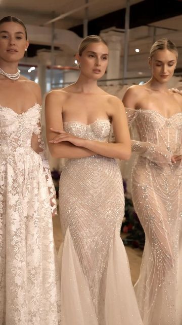 Berta Mini Dresses, Berta Short Dress, Berta Red Dress, Berta Sparkle Wedding Dress, Beaded Wedding Dresses, Berta Wedding Dress A Line, Can You Feel It, Haute Couture Dresses, Wedding Dresses Beaded