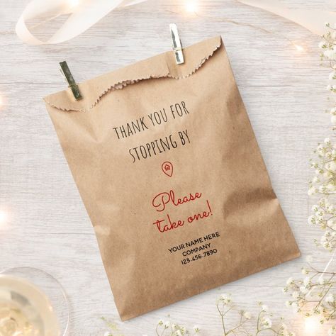 Real Estate Open House Takeaway Please Take One Favor Bag | Zazzle.com Marketing Goodies, Realtor Marketing Gifts, Real Estate Marketing Gifts, Real Estate Client Gifts, Realtor Tips, Marketing Gifts, Real Estate Marketing Strategy, Real Estate Agent Gift, Real Estate Closing Gifts