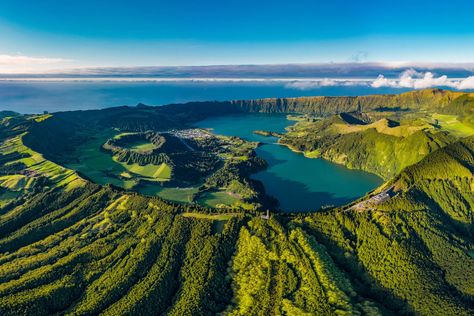 The Azores Islands—Nicknamed “Europe’s Hawaii”—Should Be on Your Travel Bucket List | Vogue Azores Portugal, São Miguel Island, The Azores, Secret Beach, Places In Europe, Best Hikes, Whale Watching, Greek Islands, Archipelago