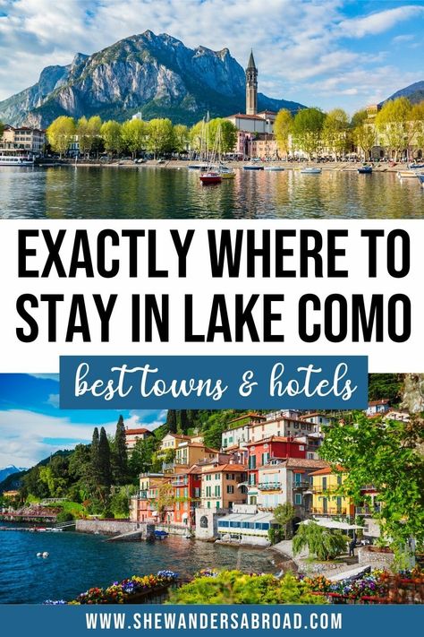 Lake Como Italy Aesthetic, Como Italy Aesthetic, Lac Como, Lake Como Hotels, Lake Como Travel, Bellagio Italy, Lake Como Villas, Italy Trip Planning, Aesthetic Lake