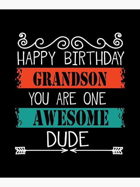 Birthday Message For Son, Grandson Birthday Quotes, Grandson Birthday Wishes, Birthday Boy Quotes, Birthday Grandson, Cool Happy Birthday Images, Happy Birthday Grandson, Bday Quotes, Quotes About Grandchildren