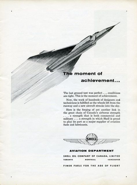 Avro Arrow, Aviation Posters, Super Sonic, Vintage Aviation, Vintage Airlines, Atomic Age, Aviation Art, Old Ads, Futurism