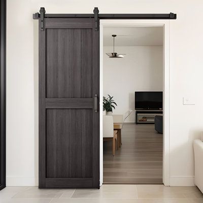 Grey door frames