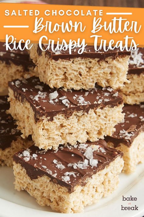 Grown Up Rice Krispie Treats, Finger Foods Healthy, Brown Butter Rice, Fall Szn, Krispie Treats Recipe, Krispy Treats, Butter Rice, Rice Krispy, Candy Sweet