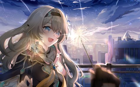 Honkai Star Rail Wallpaper, Star Rail Wallpaper, Art Puns, Banner Gif, Honkai Star Rail, Star Rail, I Icon, Firefly, Image Boards