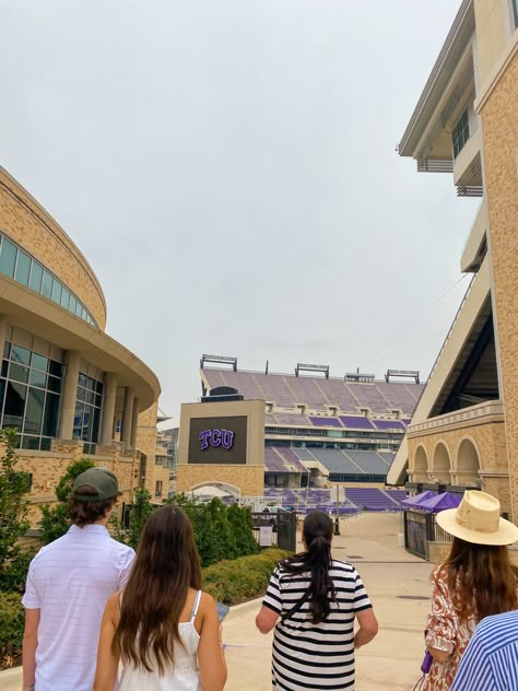 #tcu #texas #texashillcountry #texascore #fortworth #purple #college #collegelife #collegefootball Dream Collage, Christian University, Texas Christian University, College Aesthetic, Dream College, Dream School, Med Student, Seasons Of Life, Texas Hill Country