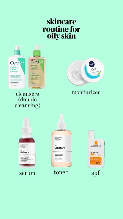 skincare for oily skin🎀 #skincare #oilyskin