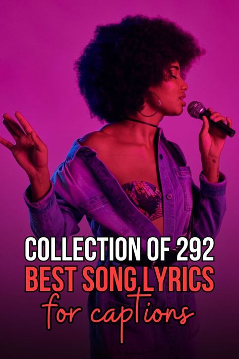 Do you need a cute or sassy or maybe a romantic line to include in your Insta caption? Find it in this collection of the best song lyrics for captions! Best Song Lyrics For Captions, Captions From Songs, Song Lyrics For Captions, Lyrics For Captions, Lines For Her, Caption Lyrics, Insta Caption, Best Song, Perfect Captions