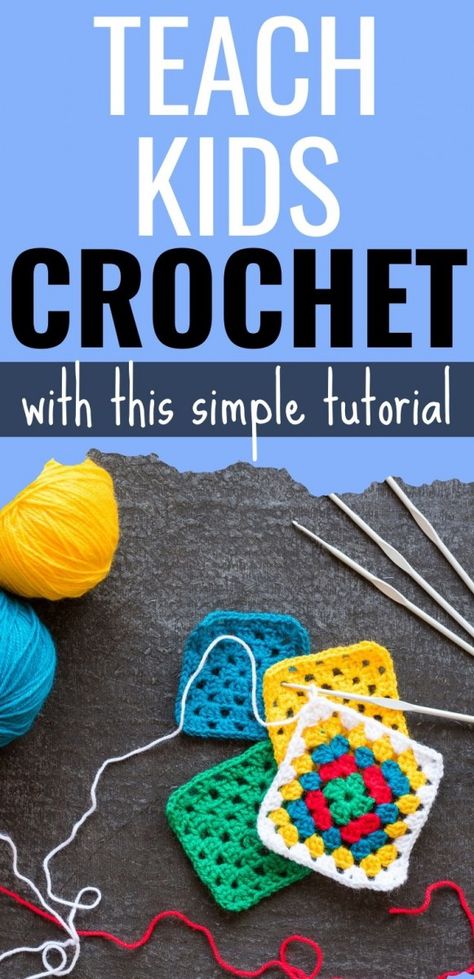 Kids Life Skills, Learning To Crochet, Steam Activity, Easy Beginner Crochet Patterns, Beginning Crochet, How To Teach Kids, Crochet Geek, Confection Au Crochet, Beginner Crochet Tutorial