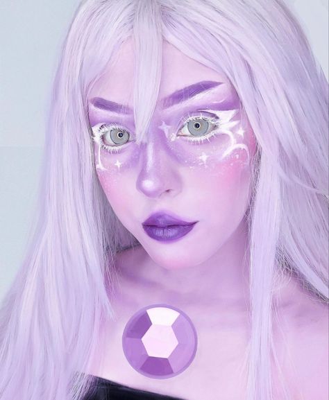 Steven Universe Cosplay, Amethyst Steven Universe, Delaware, Steven Universe, Halloween Costumes, Universe, Amethyst, Halloween, Makeup