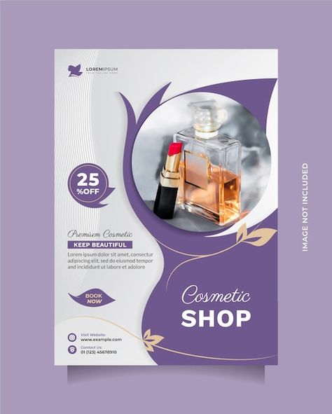 Cosmetic sale center template flyer and ... | Premium Vector #Freepik #vector #hair-poster #beauty-poster #skin-care-flyer #spa-poster Skin Care Brochure, Skin Care Poster Design, Skincare Brochure, Spa Poster, Cosmetic Poster, Brochures Design, Spa Flyer, Hair Poster, Beauty Flyer