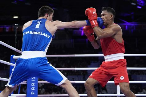 Eumir Marcial loses opening bout, bows out of Paris Olympics Olympic Boxing, Paris Olympics 2024, Olympic Flame, Boxing Match, Olympics 2024, Paris Olympics, Urdu News, Summer Games, Wednesday Morning