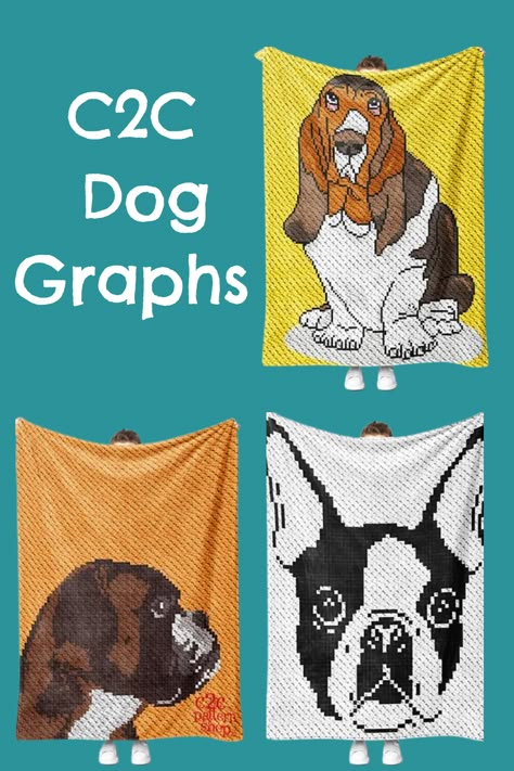 Are you a dog lover looking to add a personalized touch to your living space? Our variety of dog C2C crochet patterns are the perfect solution! From cozy dog afghans to vibrant dog blankets, we have something for everyone. Our C2C graphgans are made using the corner to corner technique, allowing you to create beautiful designs with impeccable detail. Whether you’re a novice or an expert, let our variety of patterns inspire you to make something unique and meaningful. Dog C2c Crochet Pattern, Dog Crochet Blanket Pattern, C2c Crochet Dog Pattern Free, Small C2c Crochet Pattern Free, C2c Crochet Baby Blanket Pattern, Free C2c Crochet Pattern, Crochet Dog Blanket, Crochet Blanket Animals, Corner To Corner Crochet Blanket