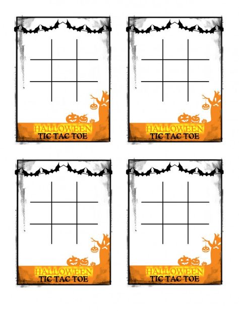 These free printable Halloween Tic Tac Toe cards are super fun and just the right amount of spooky, don’t you think? Print them off and package them up with candy for a fun classroom treat or simply print off and enjoy playing at home! Halloween Pattern Block Mats Free, Halloween Tic Tac Toe Printable Free, Halloween Printouts, Zoo Room, Halloween Tic Tac Toe, Fall Crafts For Toddlers, Free Printable Halloween, Halloween Decorations For Kids, Halloween Party Printables