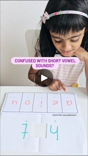 9.1K views · 9.4K reactions | Short Vowel sounds #followformore

Try this blending method, if your kids is still confused with vowel sounds

Follow @preethi_manojkumar for kids activities

#phonics#phonicsclass#phonicsactivity#vowelsounds#shortvowels

[phonics, kids phonics, vowels, short vowels, blending] | Logapreethi | Kids Activities | Sugartapes · Lift Me Up Vowels For Preschoolers, Vowels Activities Preschool, Vowels Craft, Letter Sound Fluency, Vowel Sounds Activities, Kids Phonics, Short Vowel Activities, Letter Flashcards, Vowel Activities